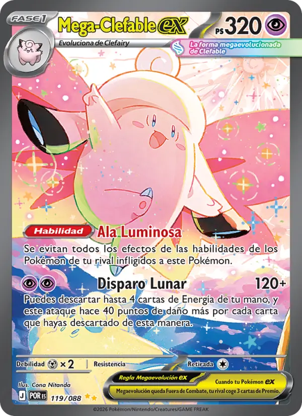 Mega-Clefable ex, Equilibrio Perfecto No. 119