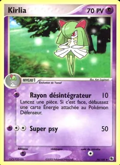 Kirlia, EX Rubis & Saphir Nº 34 Normal