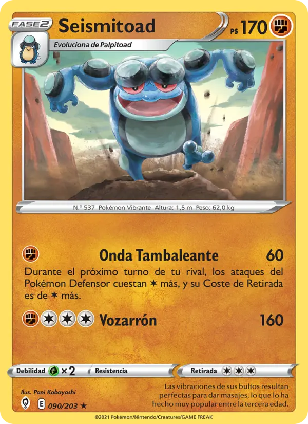 Seismitoad, Cielos Evolutivos Nº 90