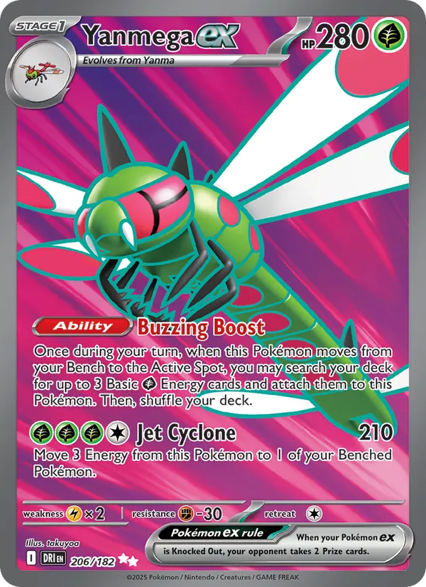 Yanmega ex, Destined Rivals No. 206
