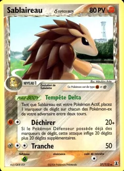 Sablaireau δ, EX Espèces Delta Nº 27 Normal