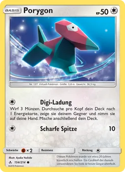 Porygon, Kräfte im Einklang No. 154 Normal