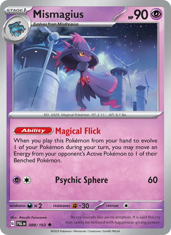 Mismagius, Paldea Evolved Nº 088