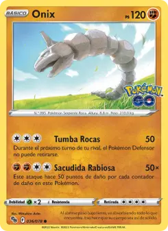 Onix, Pokémon GO No. 036 Normal