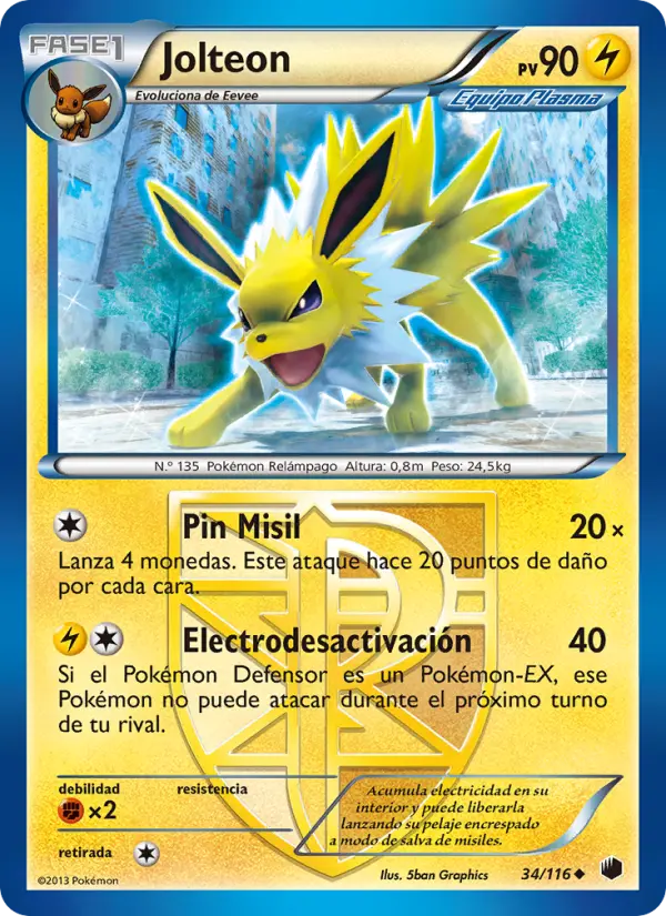 Jolteon, Glaciación Plasma Nº 34