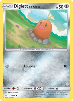 Diglett de Alola, Vínculos Indestructibles No. 121 Normal