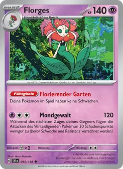 Florges, Karmesin & Purpur Nº 093 Normal