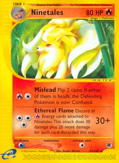 Ninetales, Expedition Base Set No. 57 Normal