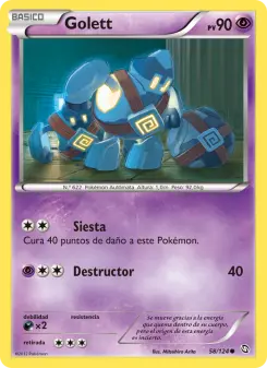 Golett, Dragones Majestuosos No. 58 Normal