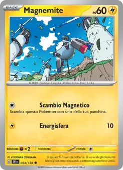 Magnemite, Scarlatto e Violetto No. 063 Normal