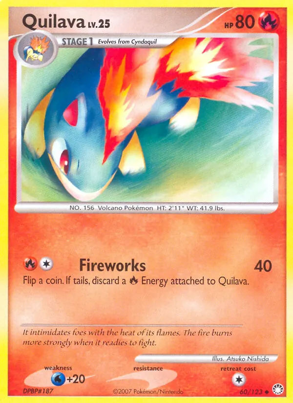 Quilava, Mysterious Treasures No. 60