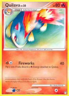 Quilava, Mysterious Treasures Nº 60 Normal