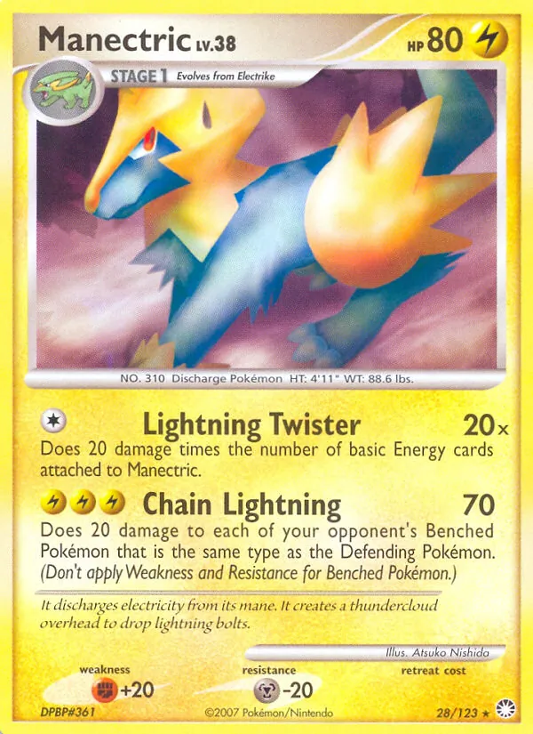 Manectric, Mysterious Treasures No. 28