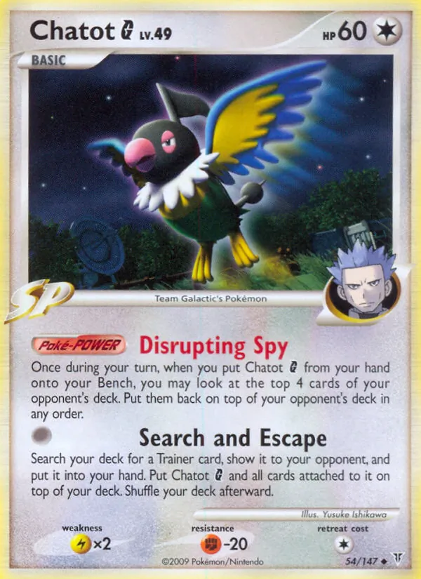 Chatot G, Supreme Victors Nº 54