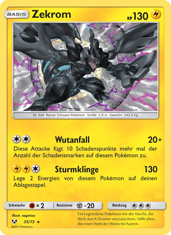 Zekrom, Schimmernde Legenden No. 35