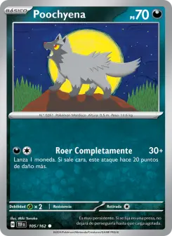 Poochyena, Fuerzas Temporales No. 105 Normal