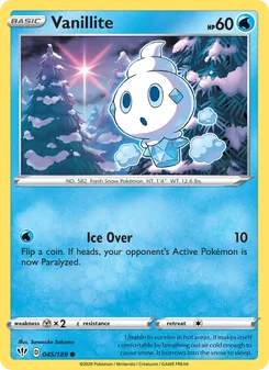 Vanillite, Darkness Ablaze No. 45 Normal