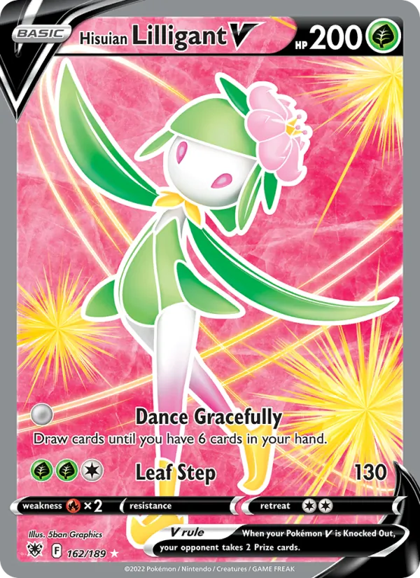 Hisuian Lilligant V, Astral Radiance Nº 162