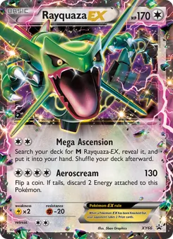 Rayquaza EX, XY Black Star Promos Nº XY66 Normal