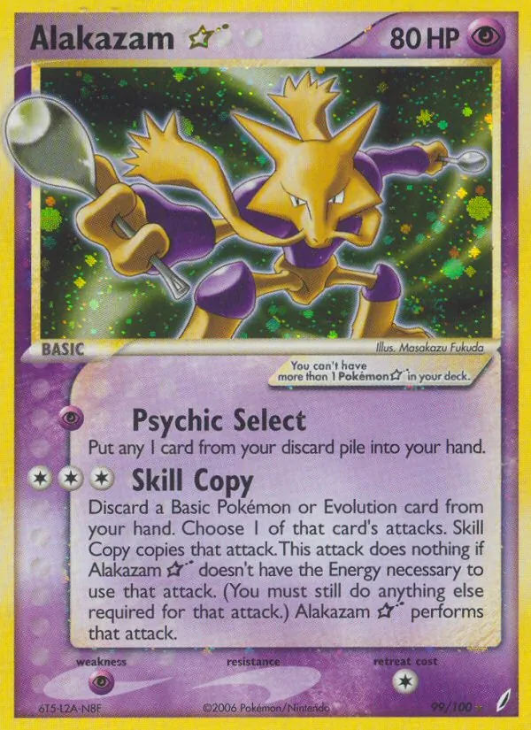 Alakazam ☆, Crystal Guardians No. 99