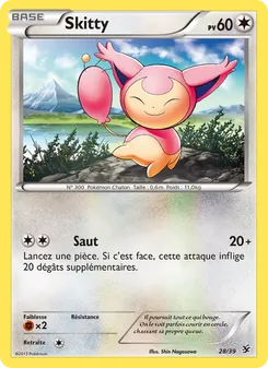 Skitty, Bienvenue à Kalos No. 28 Normal