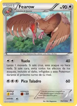 Fearow, Fuerzas Fantasmales No. 79 Normal