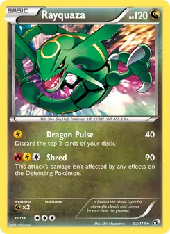Rayquaza, Legendary Treasures No. 93 Normal
