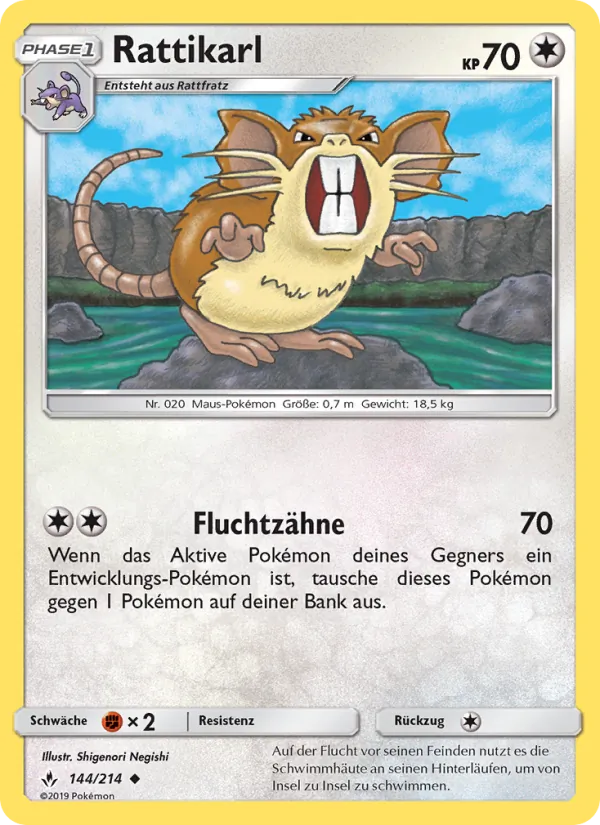 Rattikarl, Kräfte im Einklang No. 144