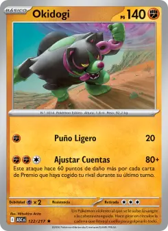 Okidogi, Héroes Ascendentes Nº 122 Holo