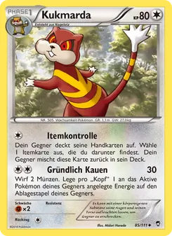 Kukmarda, Fliegende Fäuste No. 85 Normal