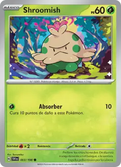 Shroomish, Escarlata y Púrpura No. 003 Normal