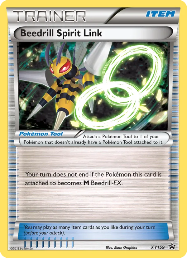 Beedrill Spirit Link, XY Black Star Promos Nº XY159