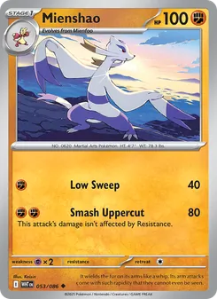 Mienshao, White Flare Nº 053 Normal