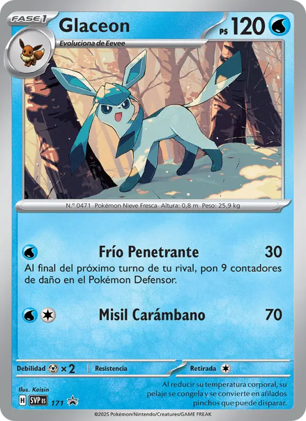 Glaceon, SVP Black Star Promos No. 171