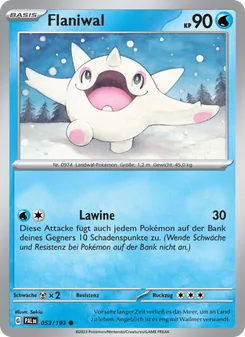 Flaniwal, Entwicklungen in Paldea No. 053 Normal