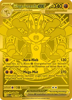 Mega-Lucario-ex, Mega-Entwicklung Nº 188 Holo