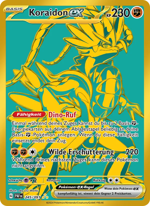 Koraidon-ex, Paldeas Schicksale No. 245