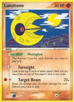 Lunatone, Deoxys No. 36 Normal