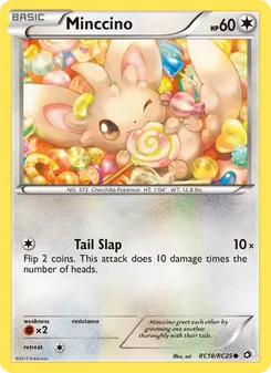 Minccino, Legendary Treasures No. RC18 Normal