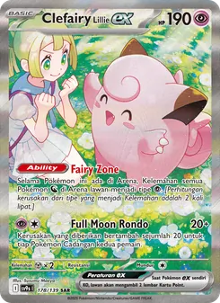 Clefairy <Lillie> ex, Ikatan Takdir Nº 178 Normal
