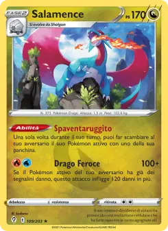 Salamence, Evoluzioni Eteree Nº 109 Holo