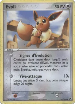 Evoli, EX Tempête de sable No. 63 Normal
