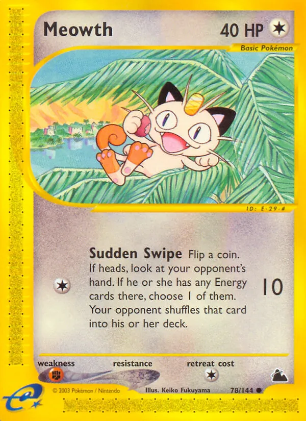 Meowth, Skyridge No. 78