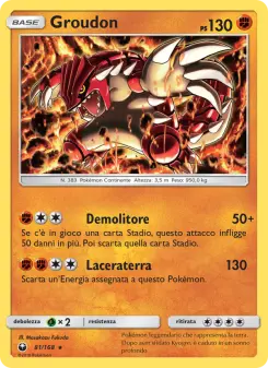 Groudon, Tempesta Astrale No. 81 Normal