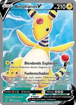 Ampharos V, Farbenschock Nº 171 Holo