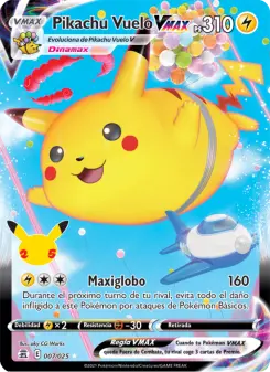 Pikachu Vuelo VMAX, Celebraciones No. 7 Holo