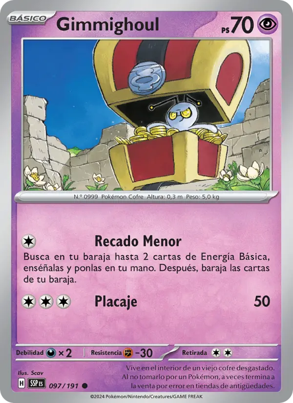 Gimmighoul, Chispas Fulgurantes Nº 097