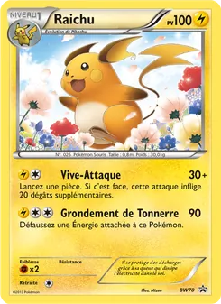 Raichu, Promo BW No. BW78 Normal