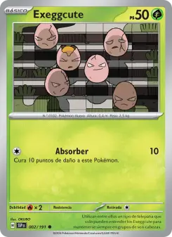 Exeggcute, Chispas Fulgurantes No. 002 Normal