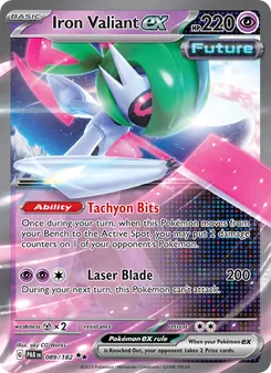 Iron Valiant ex, Paradox Rift No. 089 Holo